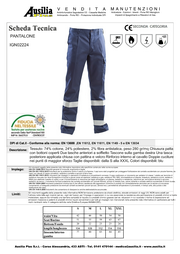 TRIVALENTE PANTALONE CON BANDE